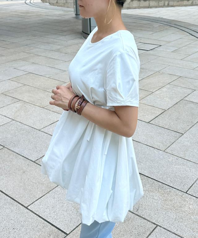 JENNEクールバルーンTシャツ_sty25ss-tp43