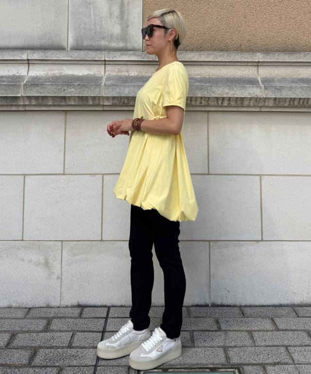 JENNEクールバルーンTシャツ_sty25ss-tp43
