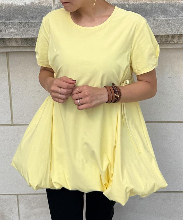 JENNEクールバルーンTシャツ_sty25ss-tp43