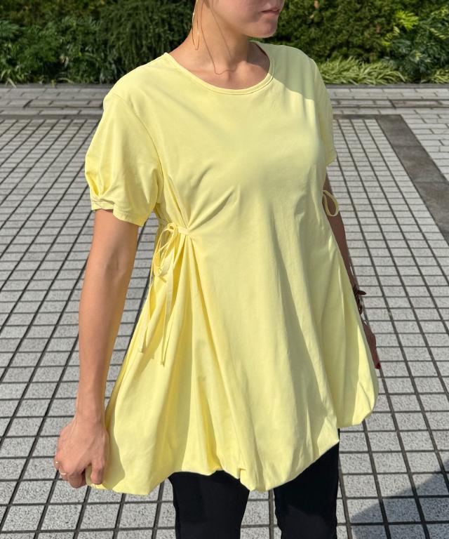 JENNEクールバルーンTシャツ_sty25ss-tp43