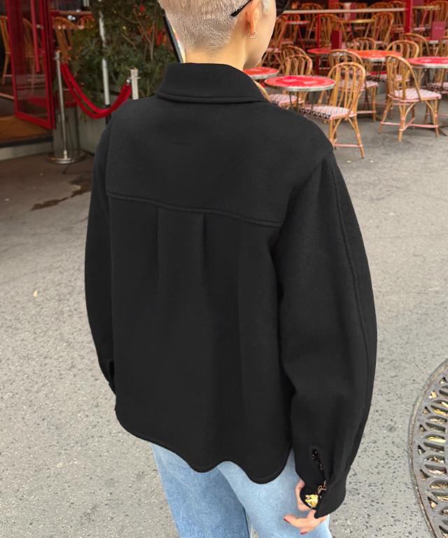 ＜ウールカシミヤ＞リバーシャツジャケット_sty26aw-jk33