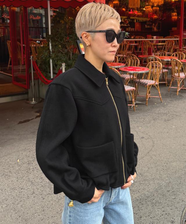 ＜ウールカシミヤ＞リバーシャツジャケット_sty26aw-jk33