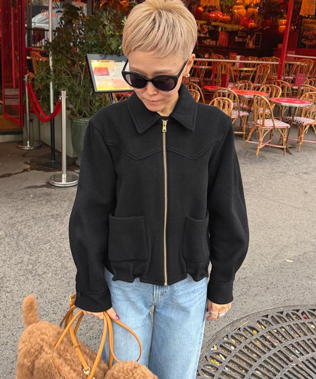 ＜ウールカシミヤ＞リバーシャツジャケット_sty26aw-jk33