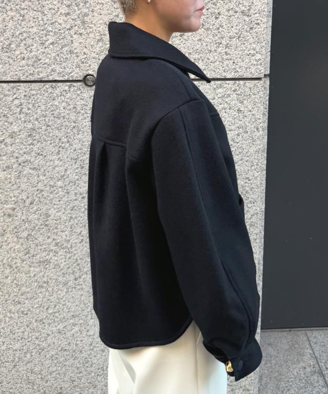 ＜ウールカシミヤ＞リバーシャツジャケット_sty26aw-jk33