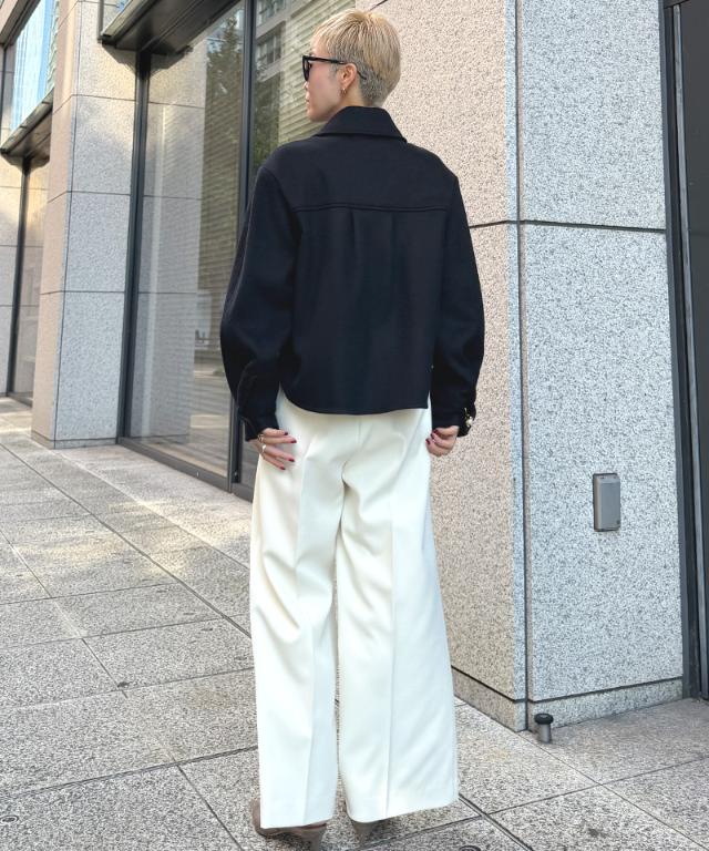 ＜ウールカシミヤ＞リバーシャツジャケット_sty26aw-jk33