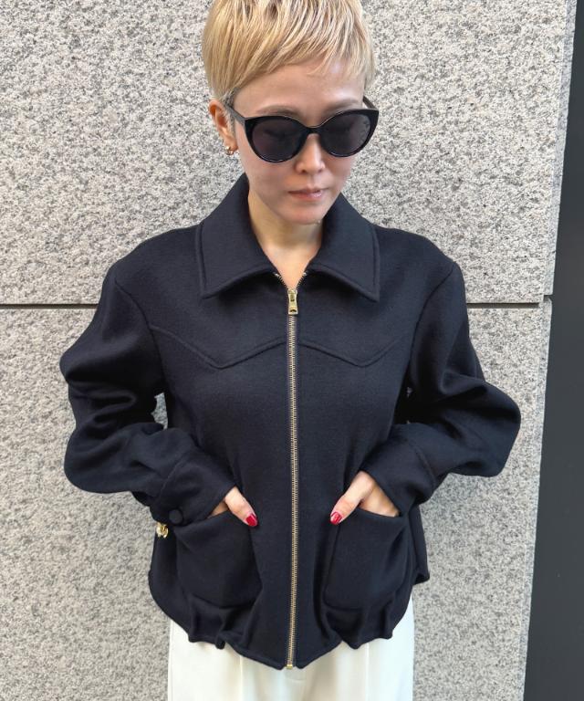 ＜ウールカシミヤ＞リバーシャツジャケット_sty26aw-jk33
