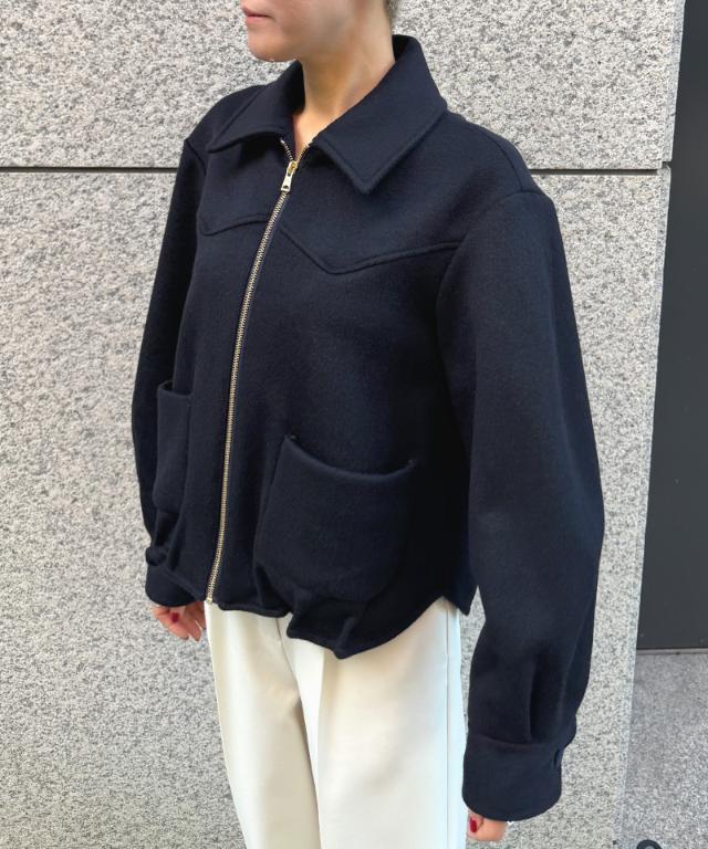 ＜ウールカシミヤ＞リバーシャツジャケット_sty26aw-jk33