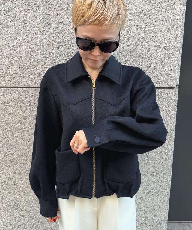 ＜ウールカシミヤ＞リバーシャツジャケット_sty26aw-jk33