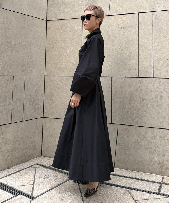 モダンシャツワンピース＜オーガニックコットン＞_sty26aw-op32