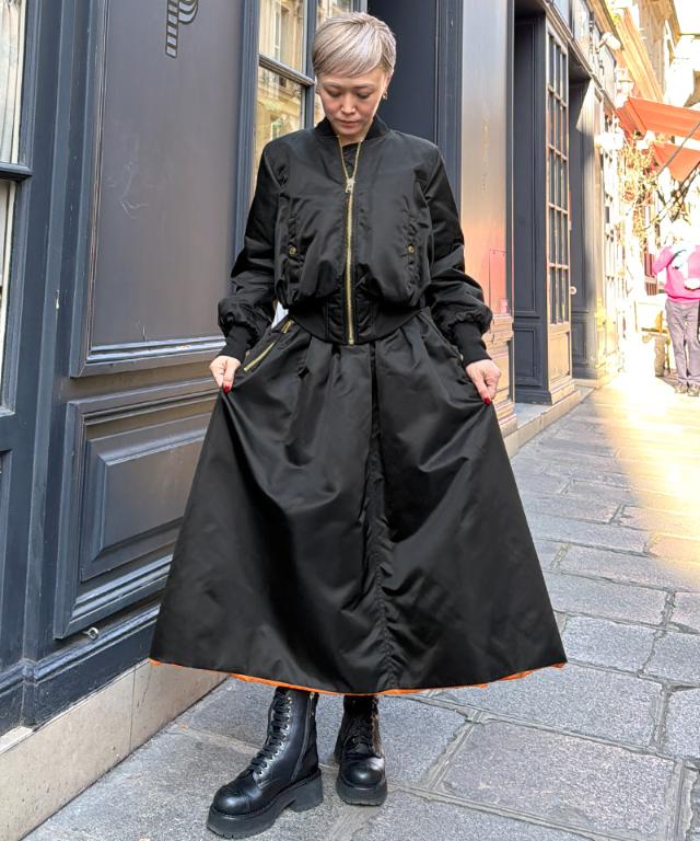 リモンタ社製立体美シルエットフライトスカート＜機能性綿入り＞_sty26aw-sk21