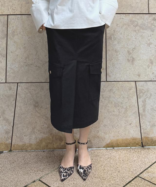 フレンチフィールドスカート＜オーガニックコットン＞_sty26aw-sk22