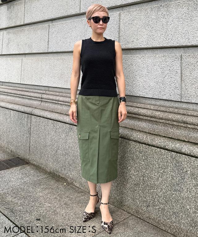 フレンチフィールドスカート＜オーガニックコットン＞_sty26aw-sk22