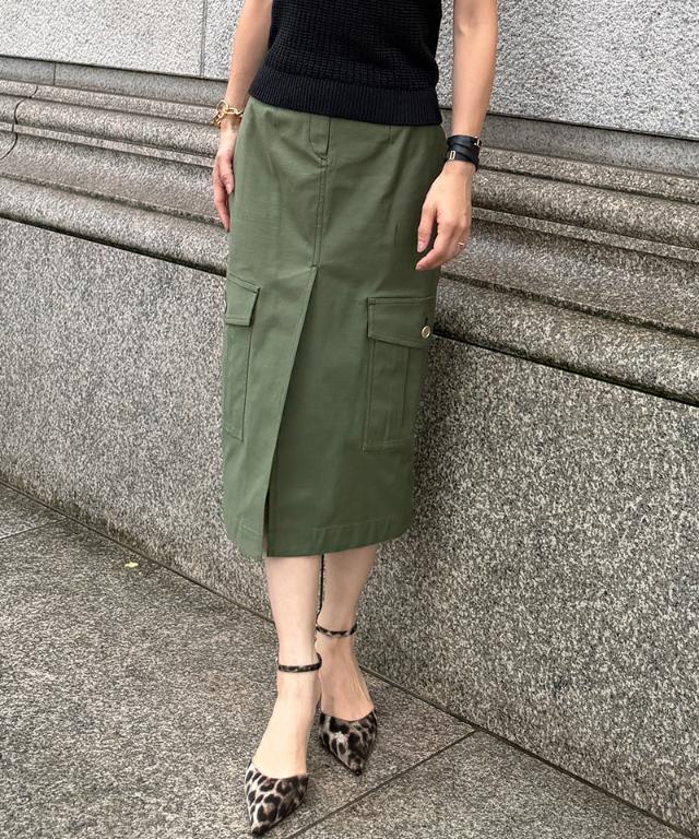 フレンチフィールドスカート＜オーガニックコットン＞_sty26aw-sk22