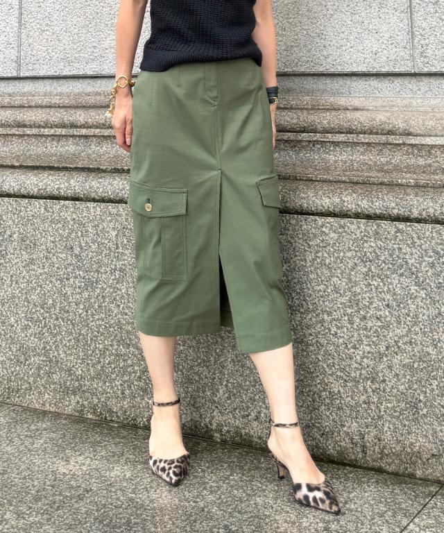 フレンチフィールドスカート＜オーガニックコットン＞_sty26aw-sk22