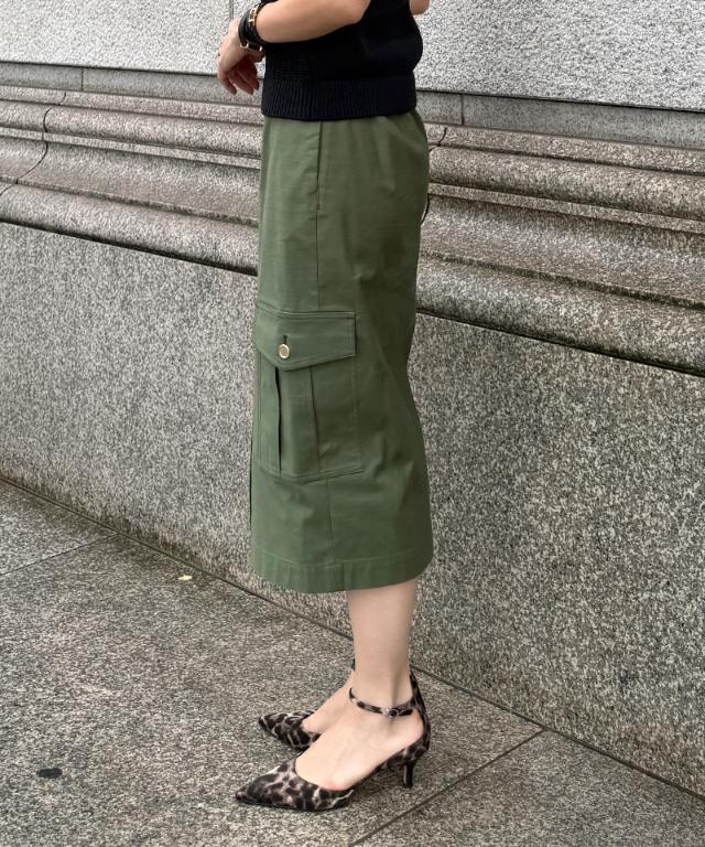 フレンチフィールドスカート＜オーガニックコットン＞_sty26aw-sk22