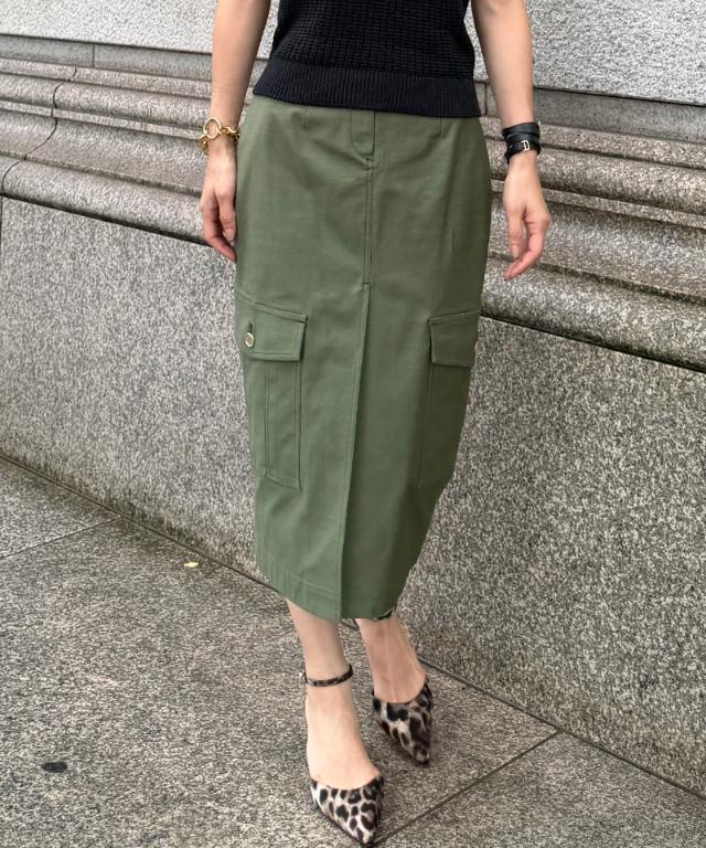 フレンチフィールドスカート＜オーガニックコットン＞_sty26aw-sk22