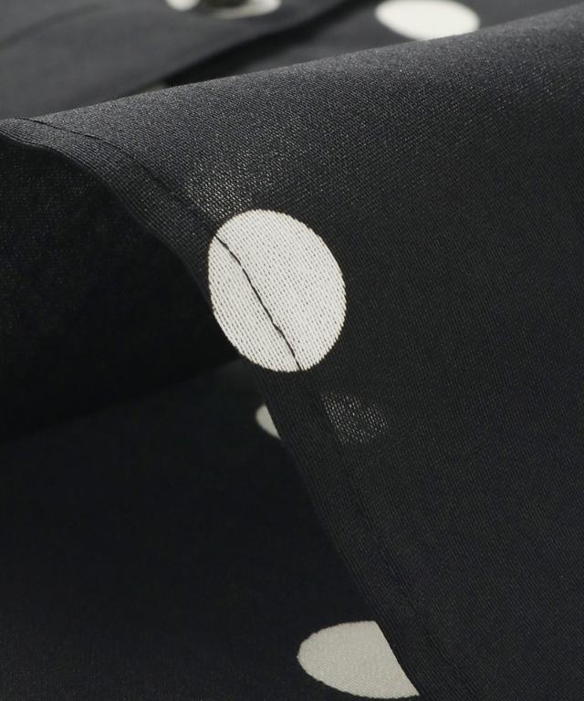 日本製ラグジュアリードットブラウス（北陸生産生地）_sty26ss-bl37