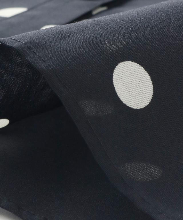 日本製ラグジュアリードットブラウス（北陸生産生地）_sty26ss-bl37