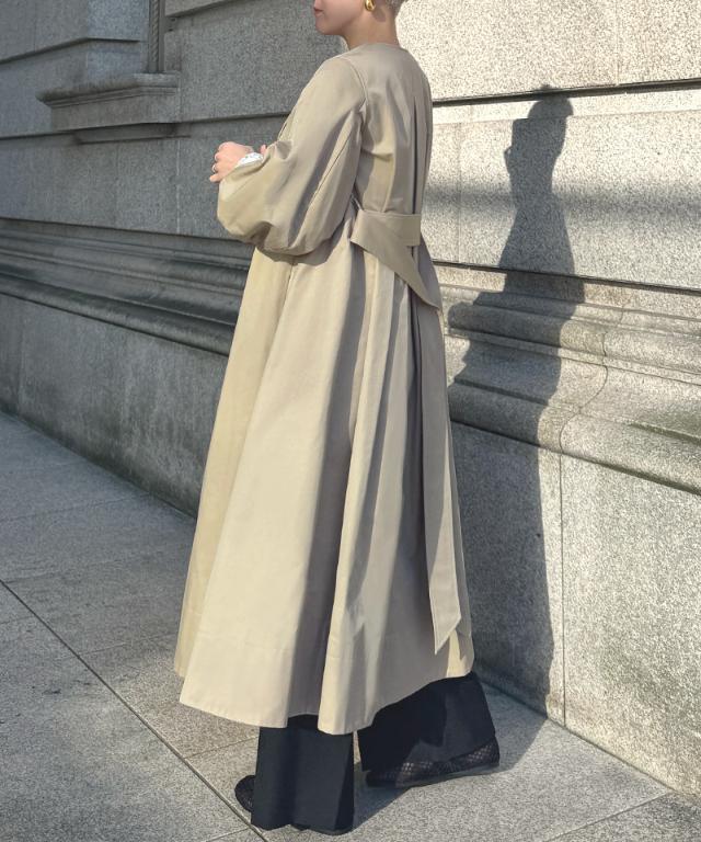 シャンブレートレンチコート（撥水生地）_sty26ss-co01