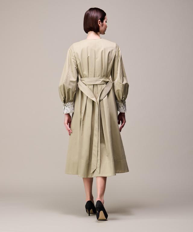 シャンブレートレンチコート（撥水生地）_sty26ss-co01