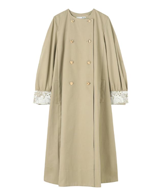 シャンブレートレンチコート（撥水生地）_sty26ss-co01