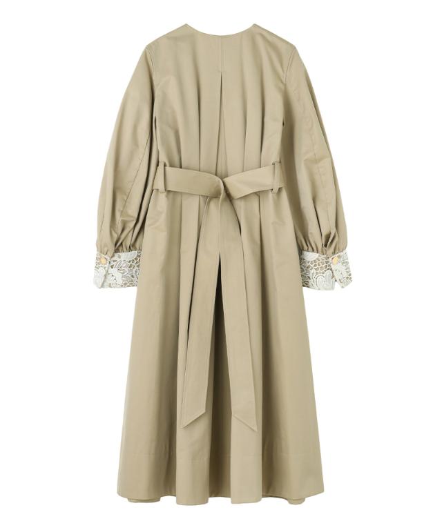 シャンブレートレンチコート（撥水生地）_sty26ss-co01