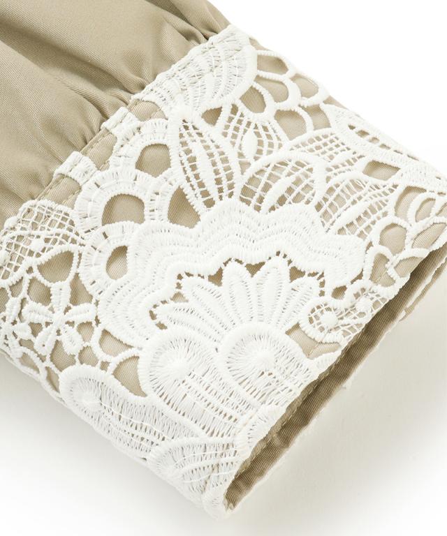 シャンブレートレンチコート（撥水生地）_sty26ss-co01