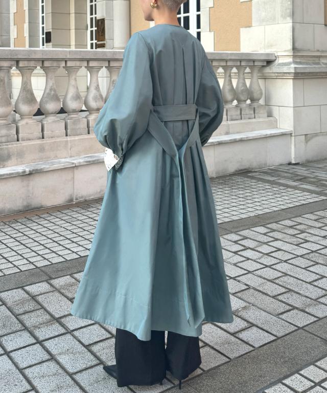 シャンブレートレンチコート（撥水生地）_sty26ss-co01