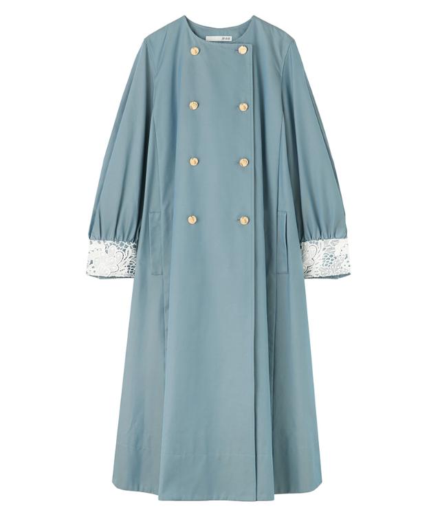 シャンブレートレンチコート（撥水生地）_sty26ss-co01