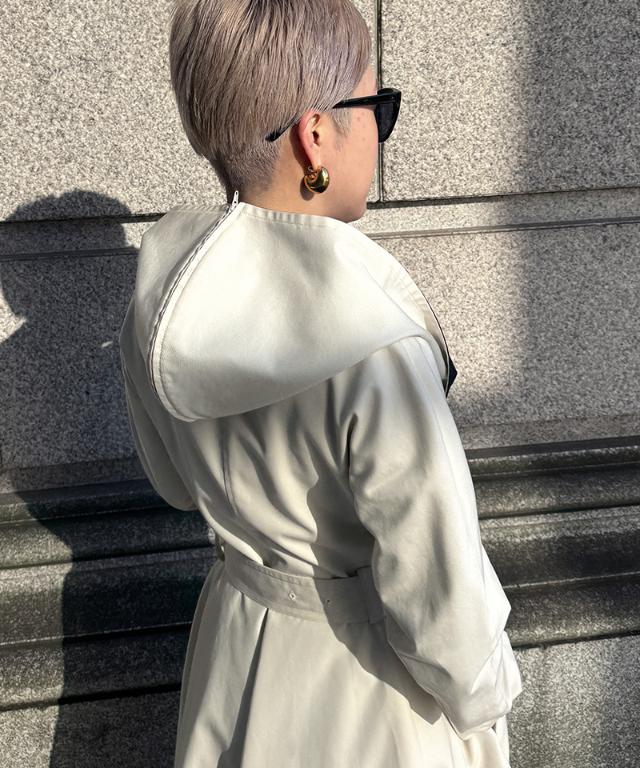 ２wayバイカラーフレアトレンチ（花粉防止・撥水）_sty26ss-co02