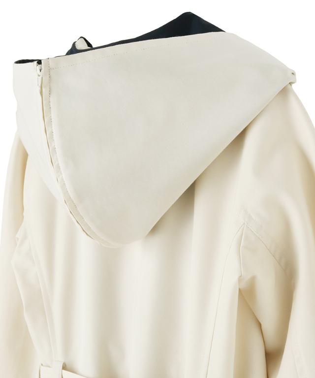 ２wayバイカラーフレアトレンチ（花粉防止・撥水）_sty26ss-co02