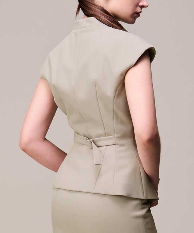 JENNEシックジャケット（防シワ・UVカット機能生地）_sty26ss-jk06