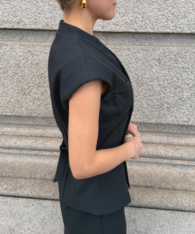 JENNEシックジャケット（防シワ・UVカット機能生地）_sty26ss-jk06