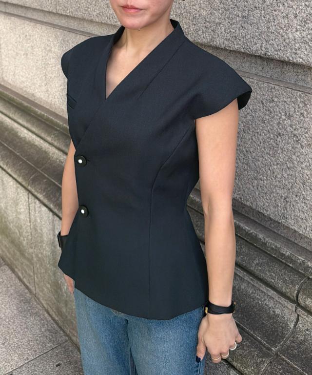 JENNEシックジャケット（防シワ・UVカット機能生地）_sty26ss-jk06