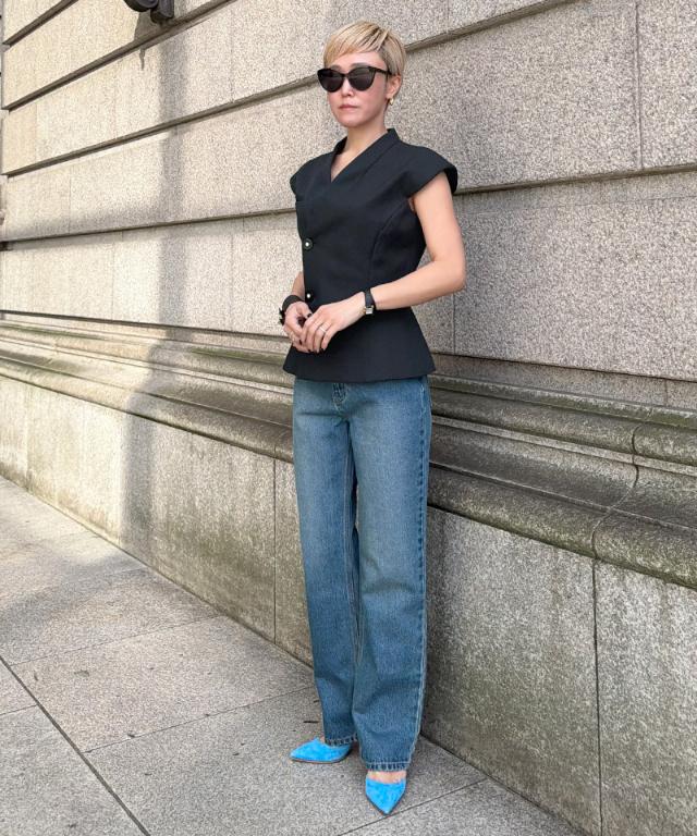 JENNEシックジャケット（防シワ・UVカット機能生地）_sty26ss-jk06