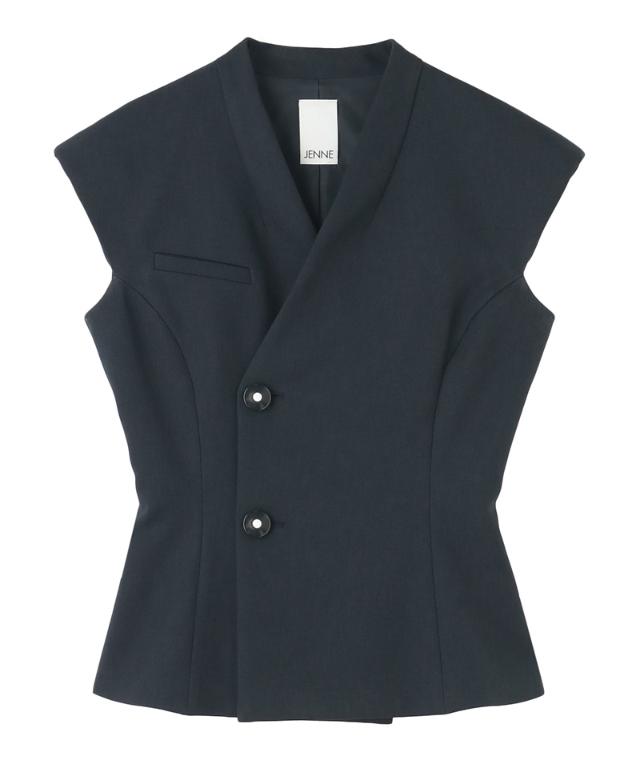 JENNEシックジャケット（防シワ・UVカット機能生地）_sty26ss-jk06