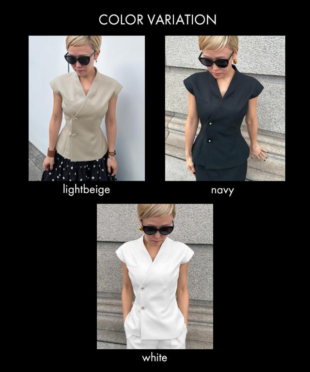 JENNEシックジャケット（防シワ・UVカット機能生地）_sty26ss-jk06