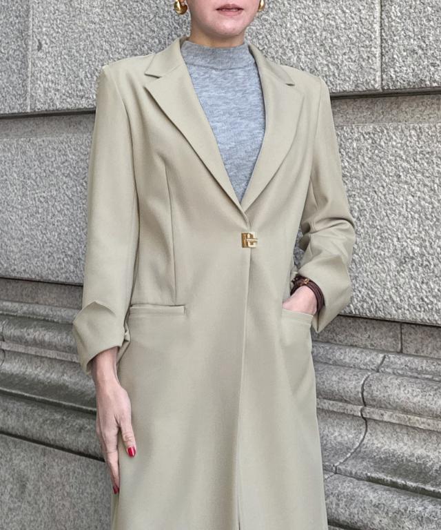 シャープロングジャケット（接触冷感・防シワ）_sty26ss-jk09