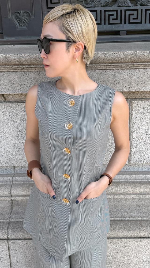 キャンディボタンマリンジレ（eco素材）