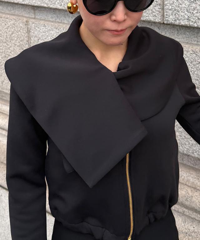 日本製クラシカルストレッチブルゾン（ＵＶカット）_sty26ss-jk24