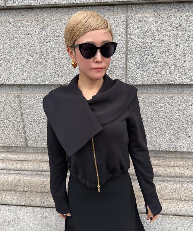 日本製クラシカルストレッチブルゾン（ＵＶカット）_sty26ss-jk24