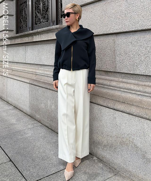 日本製クラシカルストレッチブルゾン（ＵＶカット）_sty26ss-jk24