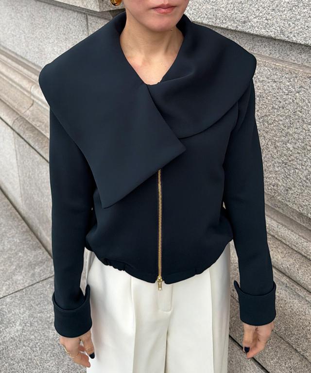 日本製クラシカルストレッチブルゾン（ＵＶカット）_sty26ss-jk24