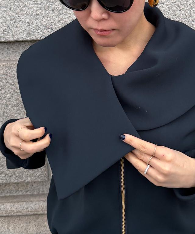 日本製クラシカルストレッチブルゾン（ＵＶカット）_sty26ss-jk24