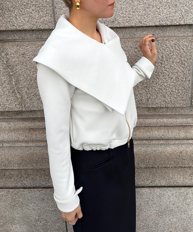 日本製クラシカルストレッチブルゾン（ＵＶカット）_sty26ss-jk24