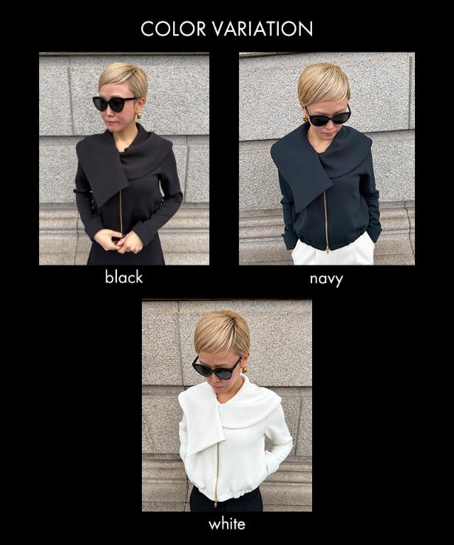 日本製クラシカルストレッチブルゾン（ＵＶカット）_sty26ss-jk24