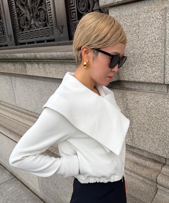 日本製クラシカルストレッチブルゾン（ＵＶカット）_sty26ss-jk24