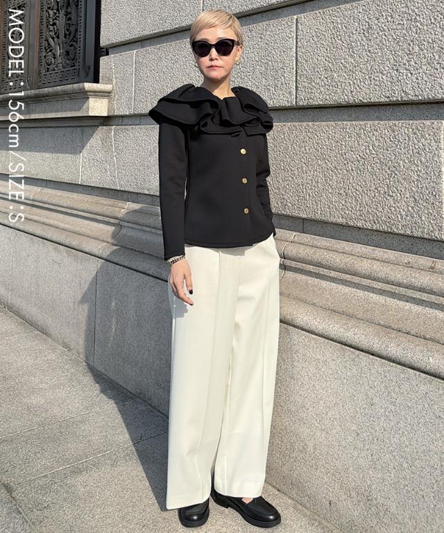 フリルブルゾン｜JENNE(ジェンヌ)公式通販：パリジェンヌのように凛と