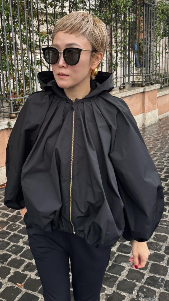 撥水バルーンボリュームブルゾン