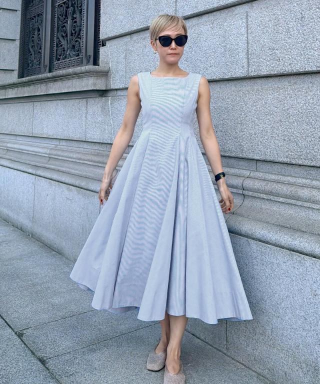 ストライプマリンワンピース（eco素材）_sty26ss-op13